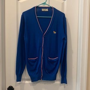 Maison Kitsune Marino Wool Baby Fox Cardigan